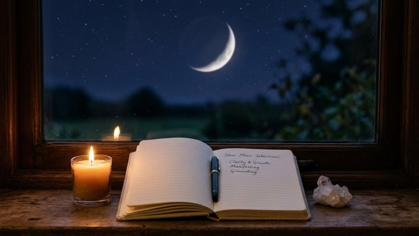 Setting Intentions on the New Moon: A Beginner's Guide